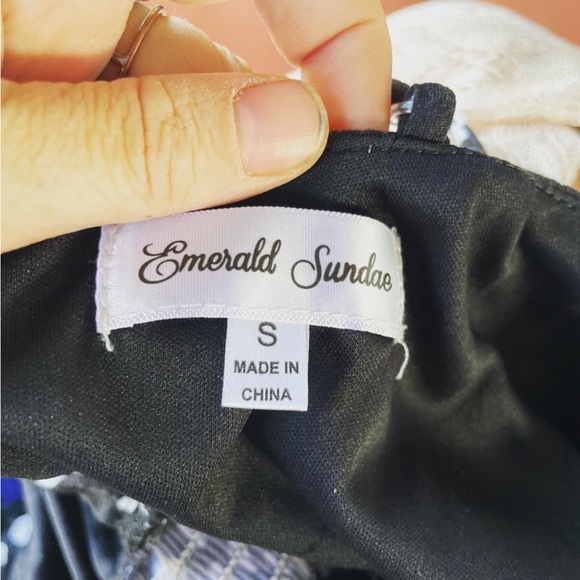 Emerald Sundae Polka Dot Mini Dress size S - Picture 4 of 4